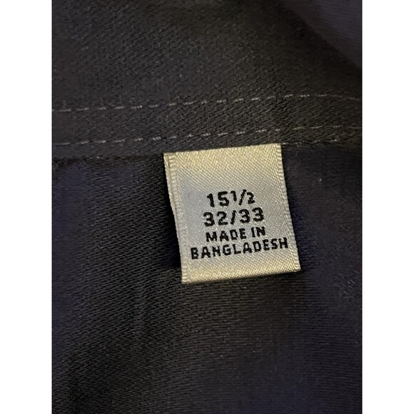 Van Heusen Shirt Mens 15.5 32/33 Purple Lux Sateen Regular Fit Dress 20KH539510 - Picture 6 of 10